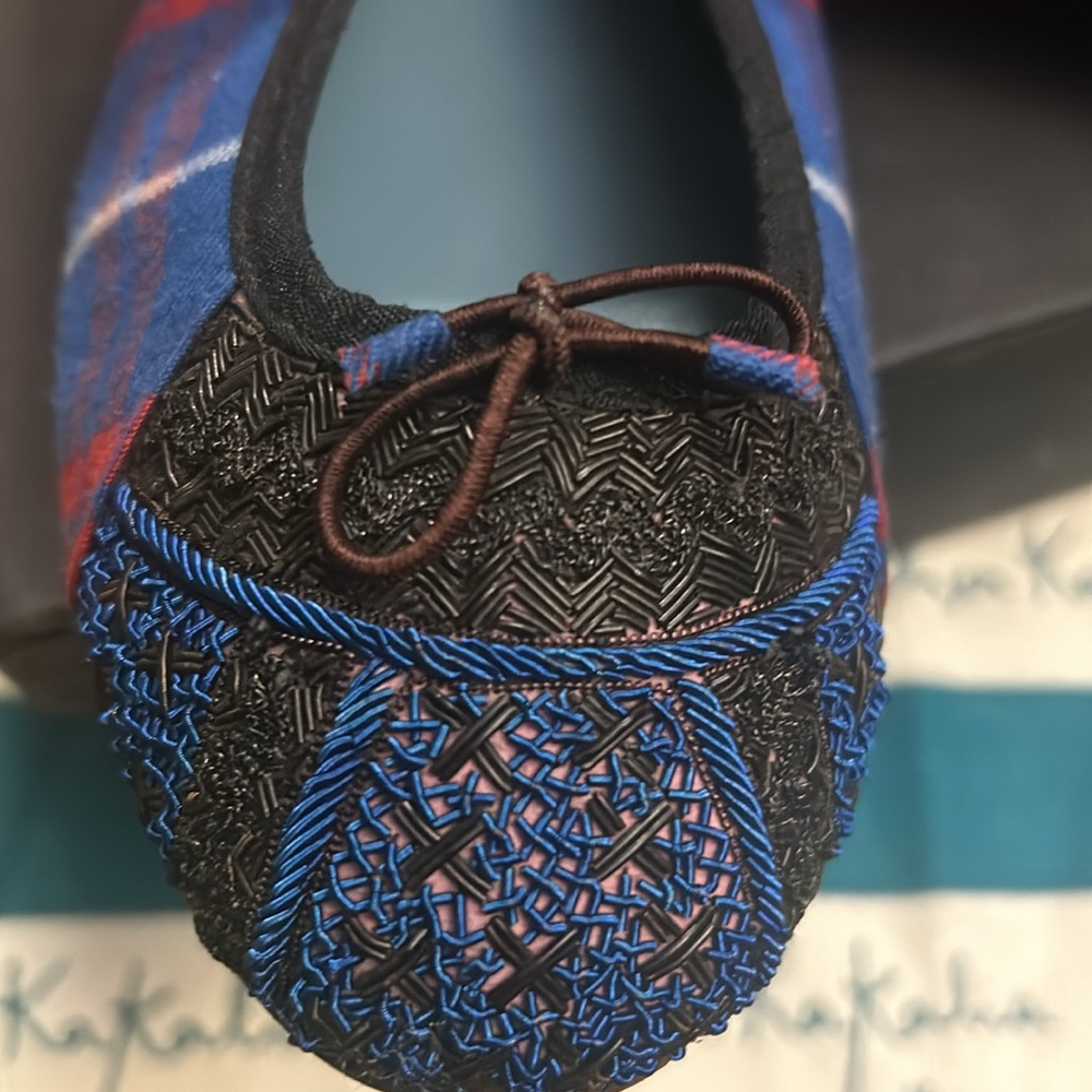 Meher Kakalia- ballerina slipper size 41 EUR - NEW with box duster bag. - Picture 2 of 7